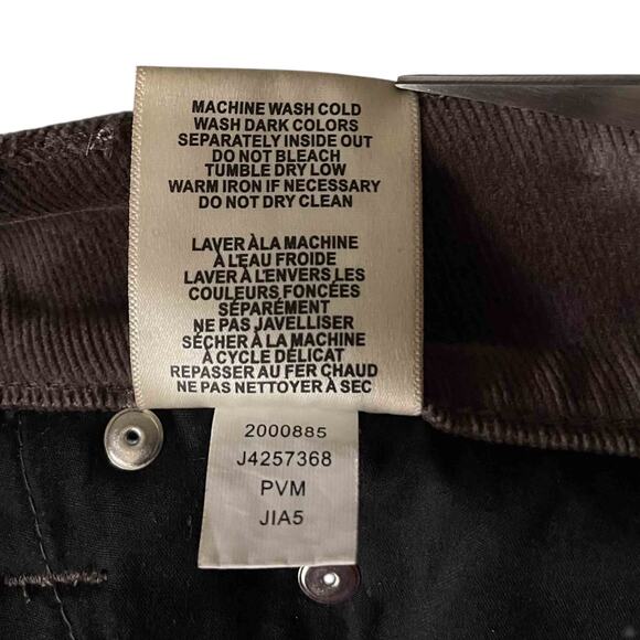 NWT Jag Jeans Women's Hazel Button-Front Pencil Skirt Chocolate Corduroy Size 16 - Picture 5 of 9